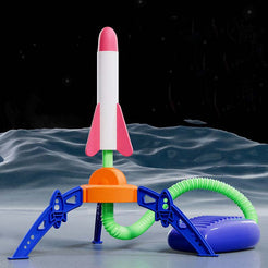 Pump Foot Shoot Rocket Toy