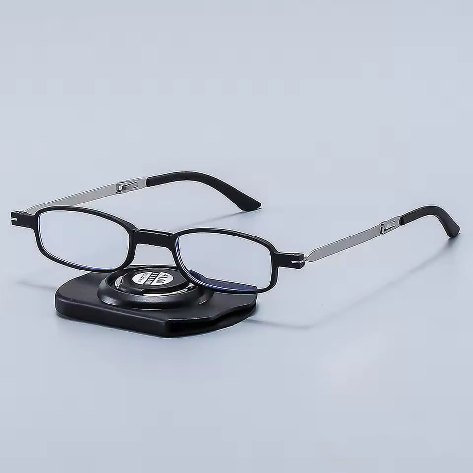 Foldable Reading Glasses with Mobile Holder